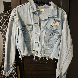 PACSUN Cropped Jean Jacket XS/S